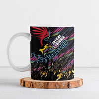 Custom Antigua & Barbuda Cricket Falcons Ceramic Mug Through The Fire - Wonder Print Shop