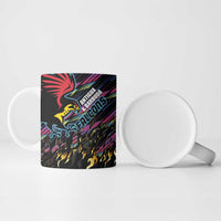 Custom Antigua & Barbuda Cricket Falcons Ceramic Mug Through The Fire - Wonder Print Shop