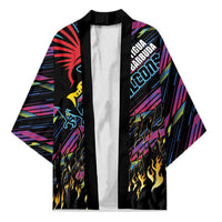 Custom Antigua & Barbuda Cricket Falcons Kimono Through The Fire - Wonder Print Shop