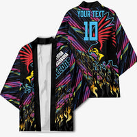 Custom Antigua & Barbuda Cricket Falcons Kimono Through The Fire - Wonder Print Shop