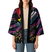 Custom Antigua & Barbuda Cricket Falcons Kimono Through The Fire - Wonder Print Shop