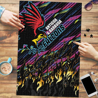 Antigua & Barbuda Cricket Falcons Puzzle Through The Fire - Wonder Print Shop
