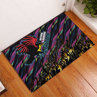 Antigua & Barbuda Cricket Falcons Rubber Doormat Through The Fire - Wonder Print Shop