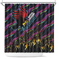 Antigua & Barbuda Cricket Falcons Shower Curtain Through The Fire - Wonder Print Shop