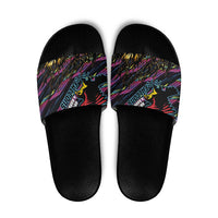 Antigua & Barbuda Cricket Falcons Slide Sandals Through The Fire - Wonder Print Shop