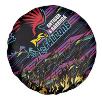 Antigua & Barbuda Cricket Falcons Spare Tire Cover Through The Fire - Wonder Print Shop