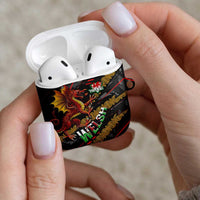 Welsh Celtic AirPods Case Wales Y Ddraig Goch with Celtic Knot Sporty - Wonder Print Shop