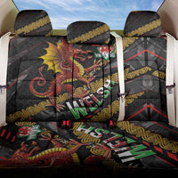 Welsh Celtic Back Car Seat Cover Wales Y Ddraig Goch with Celtic Knot Sporty - Wonder Print Shop