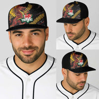 Welsh Celtic Baseball Net Cap Wales Y Ddraig Goch with Celtic Knot Sporty - Wonder Print Shop