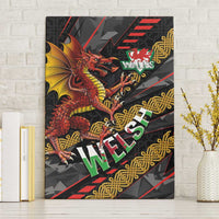 Welsh Celtic Canvas Wall Art Wales Y Ddraig Goch with Celtic Knot Sporty - Wonder Print Shop