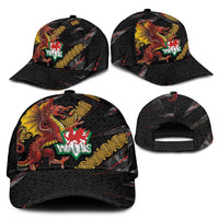 Welsh Celtic Classic Cap Wales Y Ddraig Goch with Celtic Knot Sporty - Wonder Print Shop