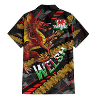 Welsh Celtic Family Matching Mermaid Dress and Hawaiian Shirt Wales Y Ddraig Goch with Celtic Knot Sporty - Wonder Print Shop