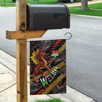 Welsh Celtic Garden Flag Wales Y Ddraig Goch with Celtic Knot Sporty - Wonder Print Shop