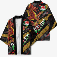 Welsh Celtic Kimono Wales Y Ddraig Goch with Celtic Knot Sporty - Wonder Print Shop