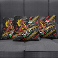 Welsh Celtic Pillow Cover Wales Y Ddraig Goch with Celtic Knot Sporty - Wonder Print Shop