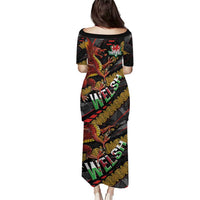 Welsh Celtic Puletasi Wales Y Ddraig Goch with Celtic Knot Sporty - Wonder Print Shop