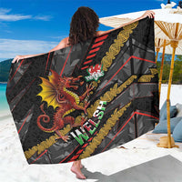 Welsh Celtic Sarong Wales Y Ddraig Goch with Celtic Knot Sporty - Wonder Print Shop