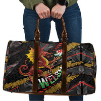 Welsh Celtic Travel Bag Wales Y Ddraig Goch with Celtic Knot Sporty - Wonder Print Shop