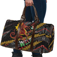 Welsh Celtic Travel Bag Wales Y Ddraig Goch with Celtic Knot Sporty - Wonder Print Shop