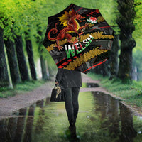 Welsh Celtic Umbrella Wales Y Ddraig Goch with Celtic Knot Sporty - Wonder Print Shop