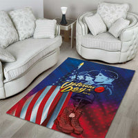 Veterans Day Military Never Forget Forever Honor Area Rug - Wonder Print Shop