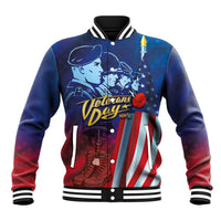 Veterans Day Military Never Forget Forever Honor Baseball Jacket - Wonder Print Shop