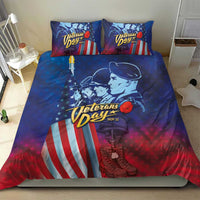 Veterans Day Military Never Forget Forever Honor Bedding Set - Wonder Print Shop