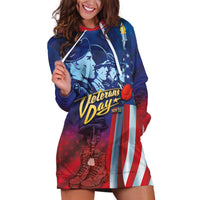 Veterans Day Military Never Forget Forever Honor Hoodie Dress - Wonder Print Shop