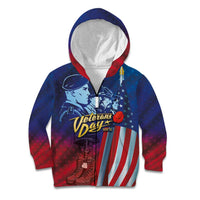 Veterans Day Military Never Forget Forever Honor Kid Hoodie - Wonder Print Shop