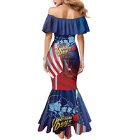 Veterans Day Military Never Forget Forever Honor Mermaid Dress - Wonder Print Shop