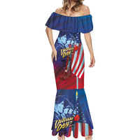 Veterans Day Military Never Forget Forever Honor Mermaid Dress - Wonder Print Shop