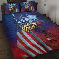 Veterans Day Military Never Forget Forever Honor Quilt Bed Set - Wonder Print Shop