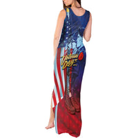 Veterans Day Military Never Forget Forever Honor Tank Maxi Dress - Wonder Print Shop