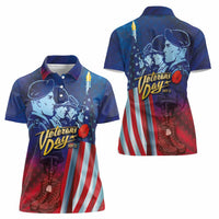 Veterans Day Military Never Forget Forever Honor Women Polo Shirt - Wonder Print Shop