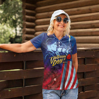 Veterans Day Military Never Forget Forever Honor Women Polo Shirt - Wonder Print Shop