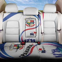 Panama Independence Day Back Car Seat Cover Coat of Arms and Freedom - Wonder Print Shop