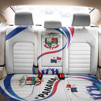 Panama Independence Day Back Car Seat Cover Coat of Arms and Freedom - Wonder Print Shop