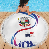 Panama Independence Day Beach Blanket Coat of Arms and Freedom - Wonder Print Shop