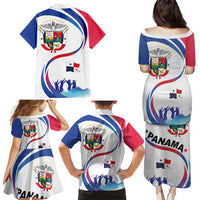 Panama Independence Day Family Matching Puletasi and Hawaiian Shirt Coat of Arms and Freedom - Wonder Print Shop