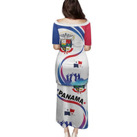 Panama Independence Day Family Matching Puletasi and Hawaiian Shirt Coat of Arms and Freedom - Wonder Print Shop