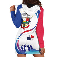 Panama Independence Day Hoodie Dress Coat of Arms and Freedom - Wonder Print Shop