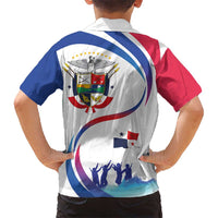 Panama Independence Day Kid Hawaiian Shirt Coat of Arms and Freedom - Wonder Print Shop