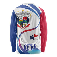 Panama Independence Day Long Sleeve Shirt Coat of Arms and Freedom - Wonder Print Shop