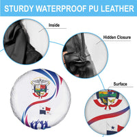 Panama Independence Day Spare Tire Cover Coat of Arms and Freedom - Wonder Print Shop