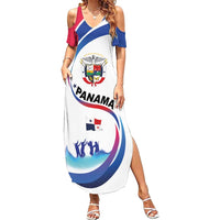 Panama Independence Day Summer Maxi Dress Coat of Arms and Freedom - Wonder Print Shop