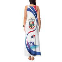 Panama Independence Day Tank Maxi Dress Coat of Arms and Freedom - Wonder Print Shop