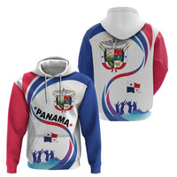 Panama Independence Day Zip Hoodie Coat of Arms and Freedom - Wonder Print Shop