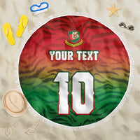 Custom Bangladesh Cricket-The Tigers Beach Blanket