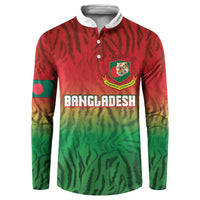 Custom Bangladesh Cricket-The Tigers Button Sweatshirt