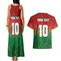 Custom Bangladesh Cricket-The Tigers Couples Matching Tank Maxi Dress and Hawaiian Shirt